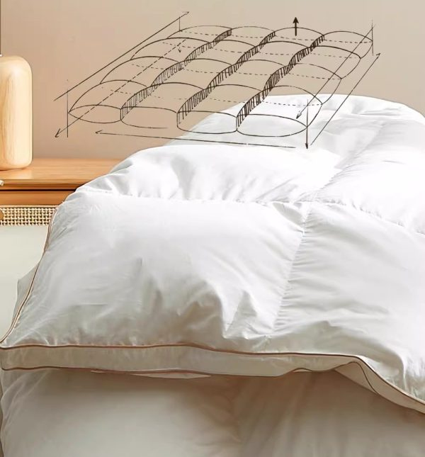 hotel luxury bedding comforters , cotton ultra soft, breathable duvet insert,premium extra fluffy goose down comforter