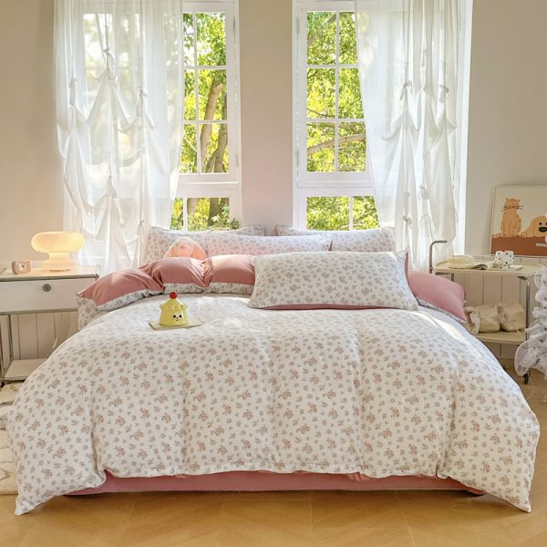 soft comfy bed sheets for all seasons breathable cooling hotel bedding for women, men, teens 4 pieces sheet set