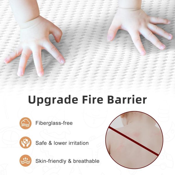 baby products supplier hypoallergenic quilted sleeping pad fitted bed sheet baby newborn crib mattress cover