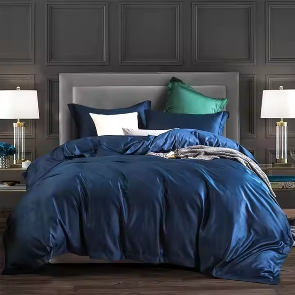 luxury 100% mulberry silk bedding sets with custom size for home the new listing 4 sets bedding