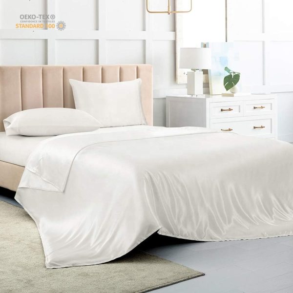 luxury elegant 100% mulberry silk bedding customized king size home textiles
