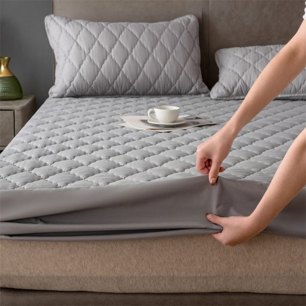 wholesale online thickened water proof ultrasonic bed cover custom size mattress protective cover waterproof bed sheets